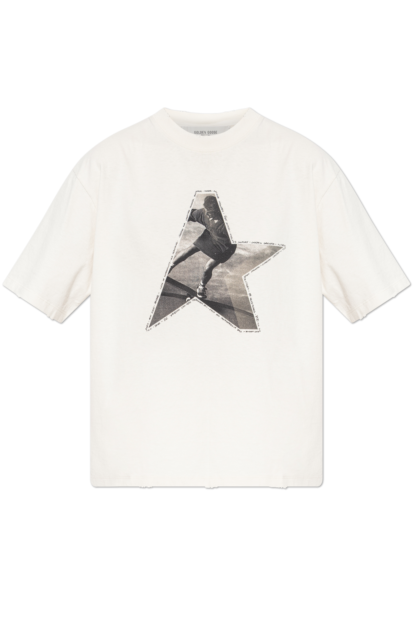Golden Goose T-shirt with print | Women's | Vitkac